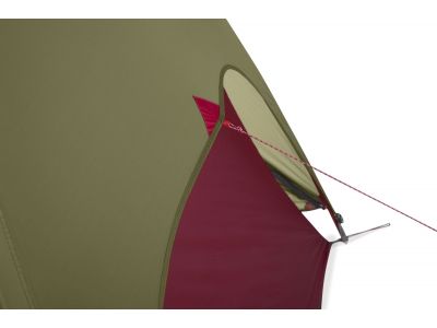 MSR FREELITE 1 Zöld sátor 1 fő részére, zöld/piros