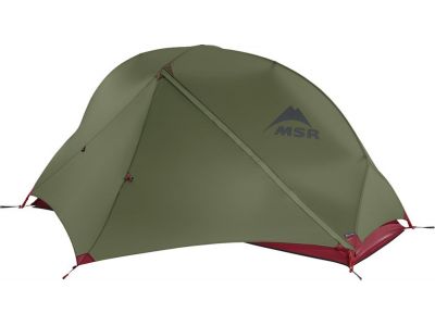 MSR HUBBA NX Green tent for 1 person, green/red