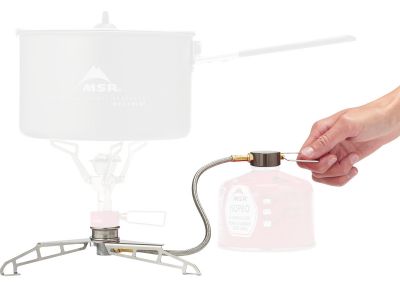 MSR LOWDOWN Trepied stabilizator pentru telecomandă pentru aragaz cu adaptor pentru conectarea cartuşului