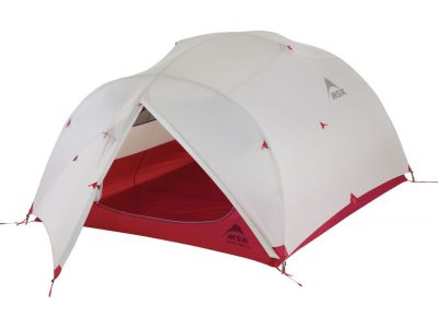 MSR MUTHA HUBBA NX Gray tent for 3 people, grey/red