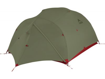 MSR MUTHA HUBBA NX Zielony namiot dla 3 osób, zielono-czerwony