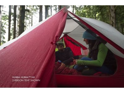 MSR MUTHA HUBBA NX Green tent for 3 people, green/red