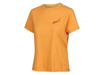 inov-8 T-shirt damski GRAPHIC TEE „BRAND”, żółty