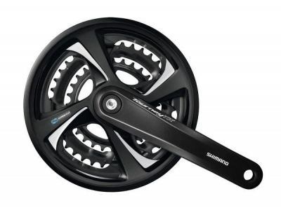 Shimano FC-TX801 3x7/8 Kurbel, 175 mm, schwarz