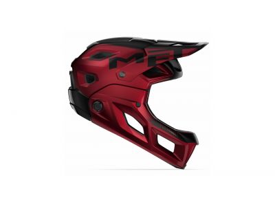 MET Parachute MCR MIPS Helm, rot/schwarz metallic