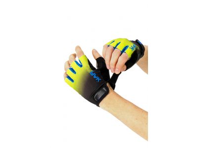 Karpos Federia Handschuhe, blau/schwarz/grün fluo