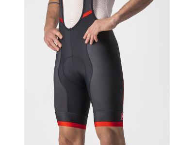 Pantaloni scurți Castelli COMPETIZIONE KIT, negru/roșu