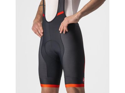 Castelli COMPETIZIONE KIT bib shorts, black/orange