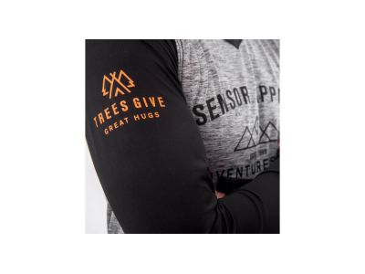 Sensor Charger koszulka rowerowa, szara/czarna