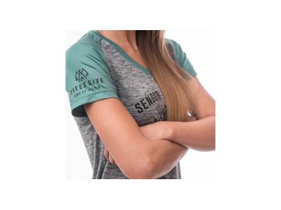 Sensor Charger women&#39;s jersey, grey/mint