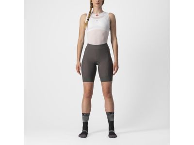 Castelli PRIMA Damenhose ohne Träger, Waldgrau/Gelb