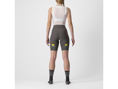 Castelli PRIMA Damenhose ohne Träger, Waldgrau/Gelb