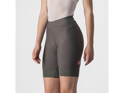 Castelli PRIMA Damenhose ohne Träger, Waldgrau/Gelb