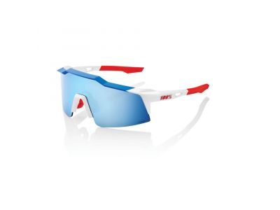 100% Speedcraft SL okuliare, TotalEnergies Team matte white/HIPER Lens