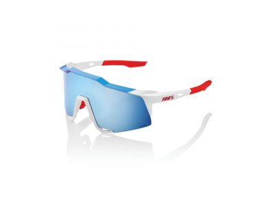 100% Speedcraft TotalEnergies Team goggles, matte white/HIPER Lens