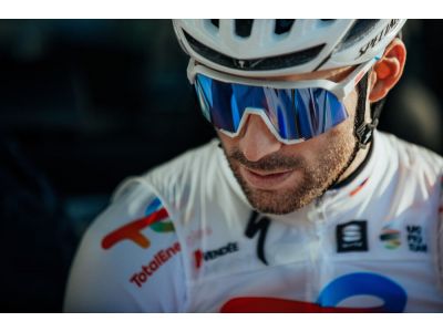 Okulary rowerowe 100% S3 TotalEnergys Team Matte White / HIPER Lens