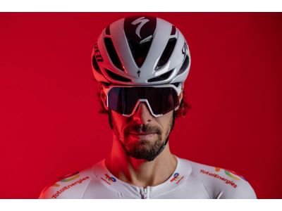 100% S3 kerékpár szemüveg TotalEnergies Team matt fehér / HIPER lencse