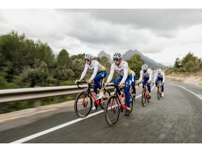 100% S3 cyklistické okuliare TotalEnergies Team Matte White / HIPER Lens