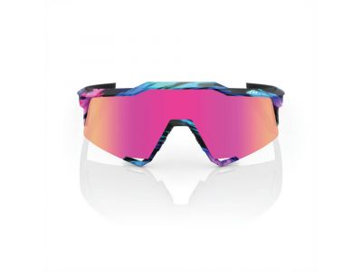 100% Speedcraft Peter Sagan LE brýle, soft tact ty dye/Purple Multilayer Mirror Lens