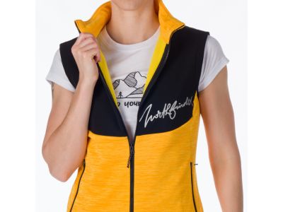 Northfinder ETHEL women&#39;s vest, yellowmelange