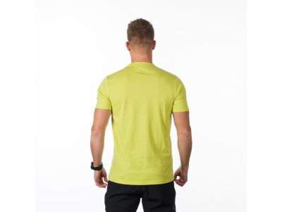 T-shirt Northfinder JEFF, kolor lime żółty
