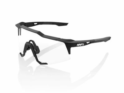 100%-os teljesítményű Speedcraft szemüveg, Soft Tact fekete/HIPER® vörös többrétegű