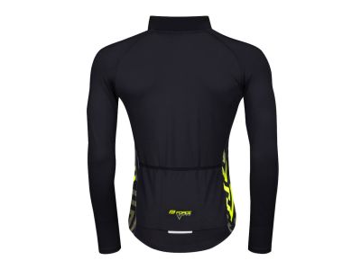 FORCE Spike koszulka rowerowa, czarna/fluorescencyjna żółta
