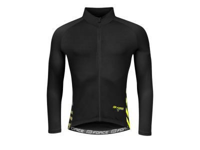 FORCE Spike jersey, black/fluo yellow