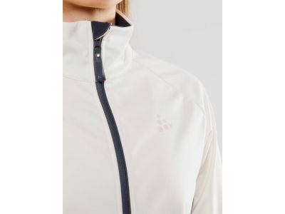 CRAFT CORE Glide női kabát, fehér/szürke