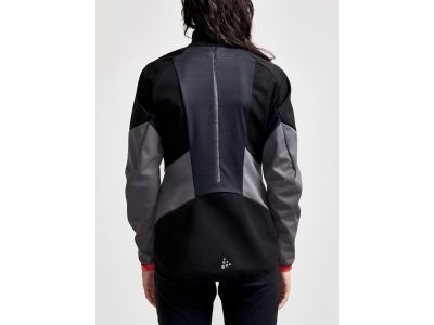 CRAFT CORE Glide női kabát, fekete/szürke