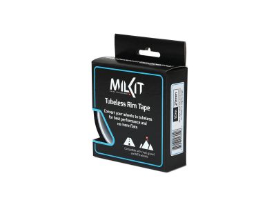 milKit Tubeless-Felgenband, 10 x 21 mm, schwarz