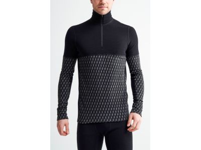 Koszulka Craft Merino 240 Zip, czarna