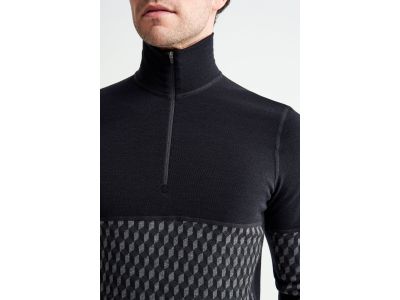 Koszulka Craft Merino 240 Zip, czarna