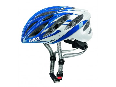 uvex Boss Race Helm blau/weiß