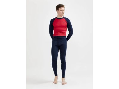 Craft CORE Warm Baselayer set, tmavě modrá/červená