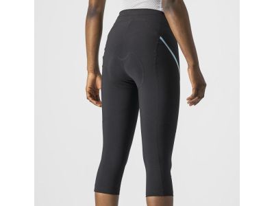 Castelli VELOCISSIMA 3 Damen 3/4 Hose, schwarz/silber