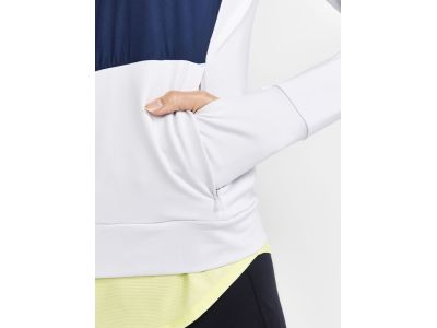 CRAFT ADV Charge Hood Damen-Sweatshirt, St. grau mit dunkel blau