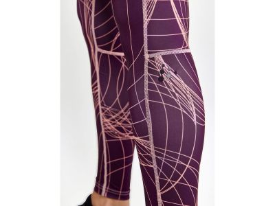 Craft ADV Core Essence dámské kalhoty, fialové/růžové