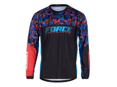FORCE Reckless dres, černý/červený/modrý