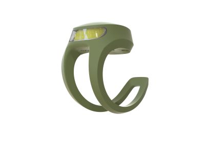 Intermitent frontal Knog Frog V3, jachetă verde