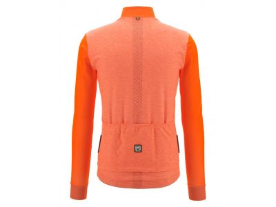 Santini COLORE PURO jersey, orange fluo