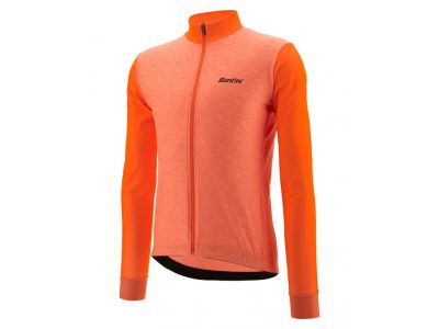 Santini COLORE PURO jersey, orange fluo