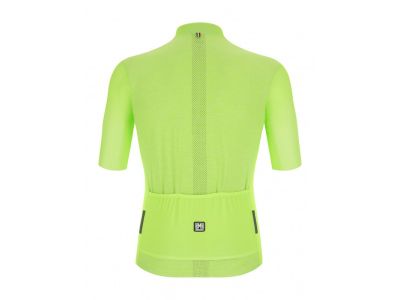 Santini Colore Puro jersey, fluor green
