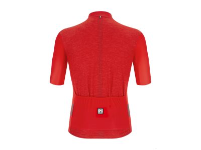 Koszulka rowerowa Santini Colore Puro, czerwona