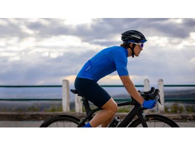 Koszulka rowerowa Santini Colore Puro w kolorze królewskiego błękitu