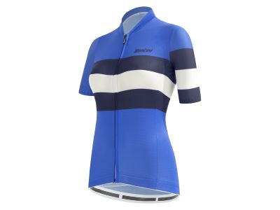 Santini Ecosleek Bengal Long Sleeve Jersey, Blue