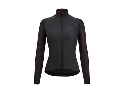 Santini COLORE PURO Nero women&#39;s jersey, black