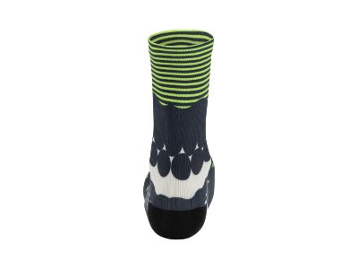 Santini Optic socks, fluor green