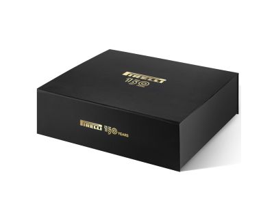 Pachet Pirelli 150th Anniversary Prestige Box, pereche anvelope P Zero Race 700x26C Gold, kevlar