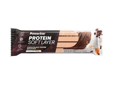 PowerBar Protein Soft layer tyčinka, 40 g, čokoláda/karamel/brownie